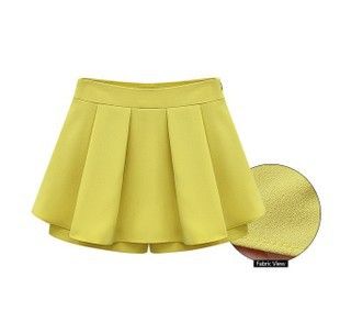 short saia com pregas